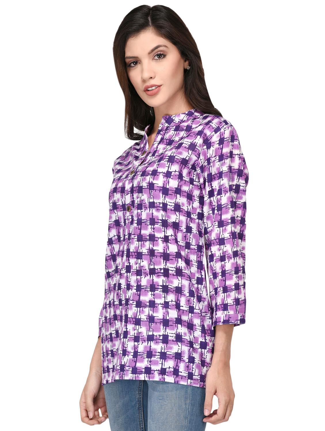 printed a-line kurta - 17009769 - Zoom Image - 2