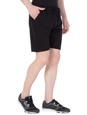 black solid shorts - 17009851 - Standard Image - 2