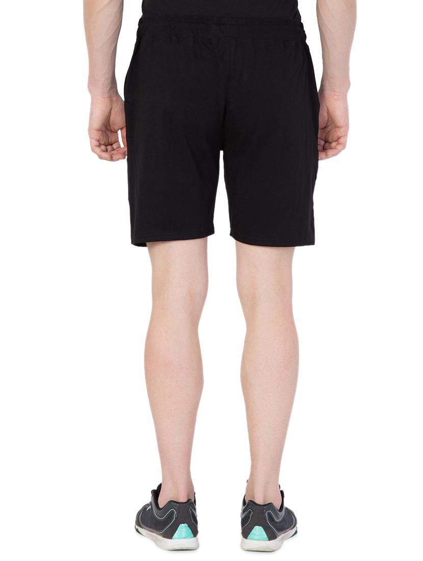 black solid shorts - 17009851 - Zoom Image - 3