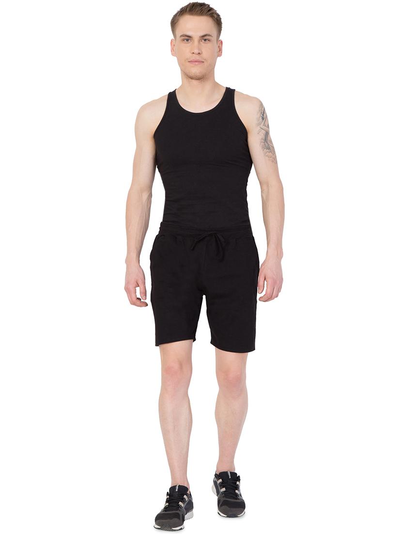 black solid shorts - 17009851 - Zoom Image - 4