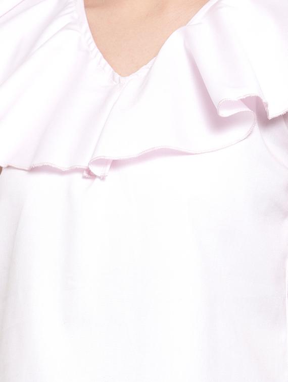 ruffle detail solid top - 17010267 - Zoom Image - 5
