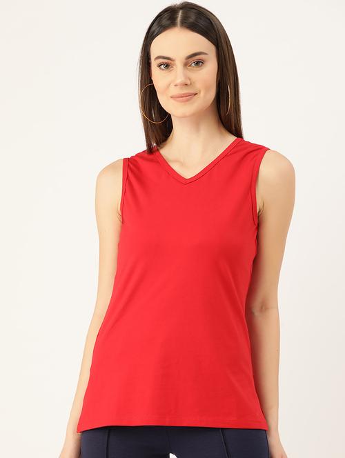 women's plain v neck t-shirt - 17010728 -  Standard Image - 0