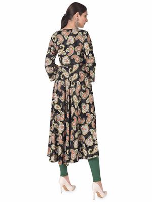 paisley print flared kurta - 17010831 - Standard Image - 3