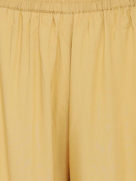beige rayon flared palazzo - 17010967 - Zoom Image - 5