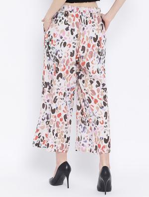 tie front printed culotte - 17010995 - Standard Image - 3