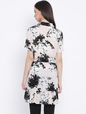 printed a-line tunic - 17011076 - Standard Image - 3