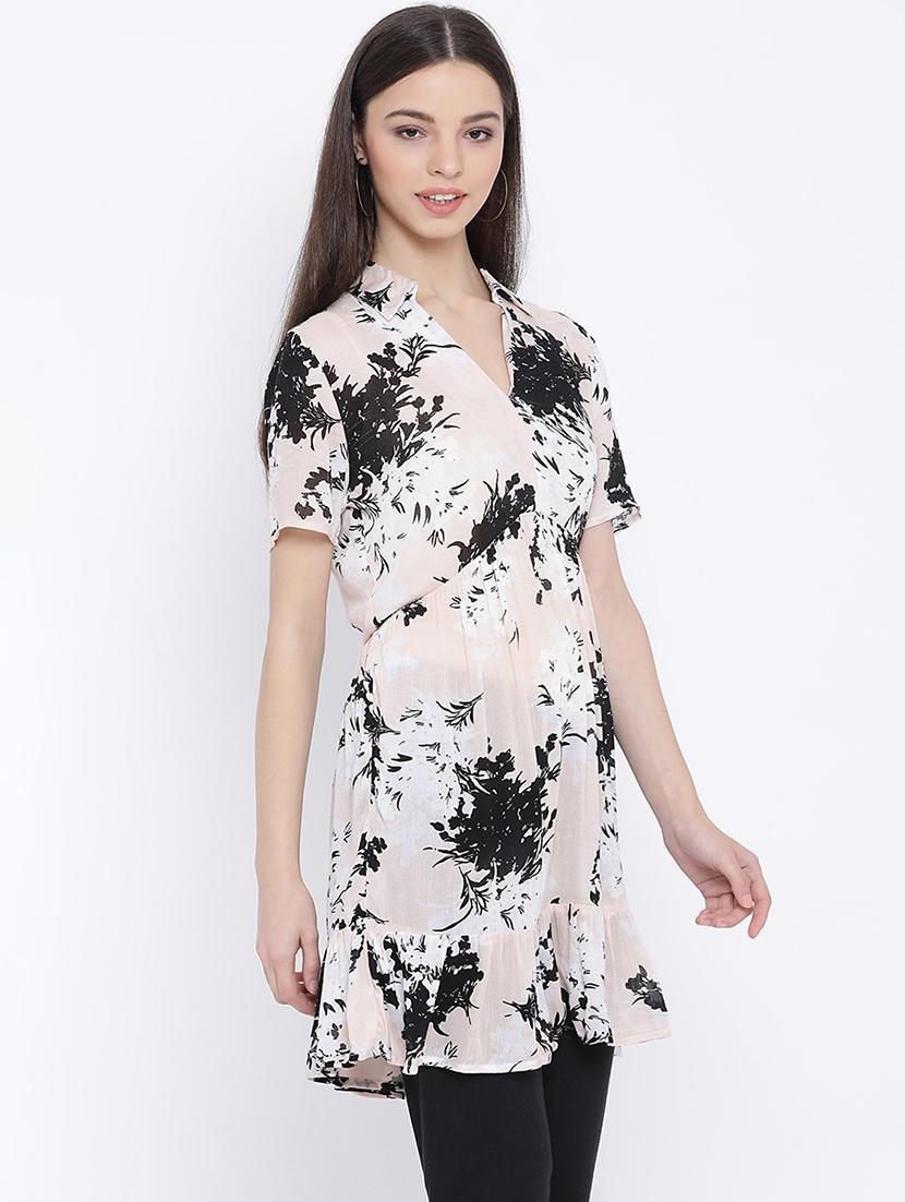 printed a-line tunic - 17011076 - Zoom Image - 2