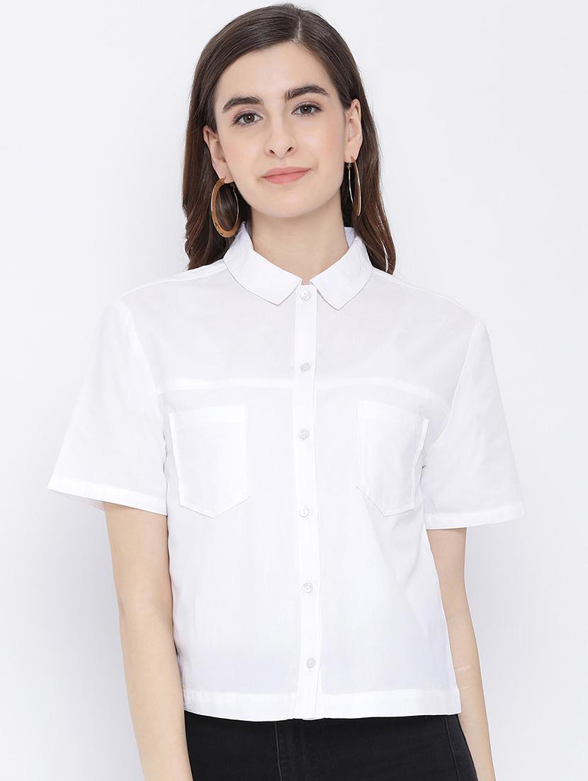optic white solid shirt - 17011091 - Zoom Image - 1