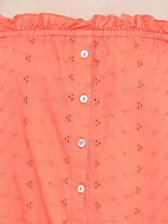 shoulder strap frill detail top - 17011106 - Zoom Image - 5