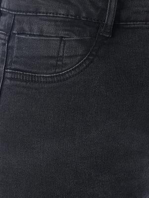 mid rise denim shorts - 17011501 - Standard Image - 5