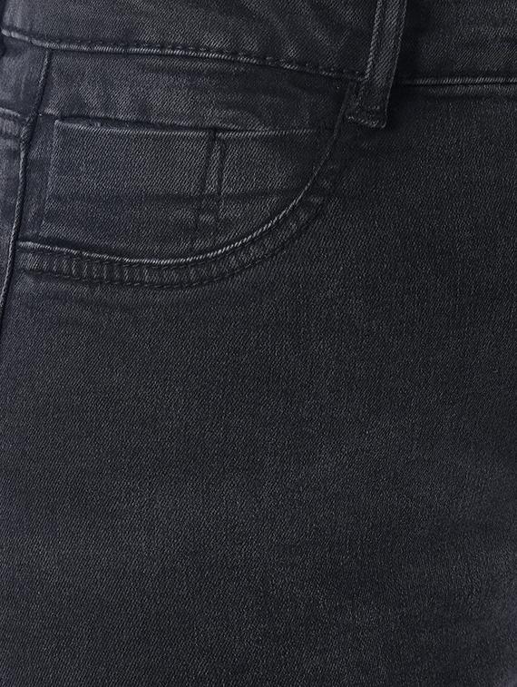 mid rise denim shorts - 17011501 - Zoom Image - 5