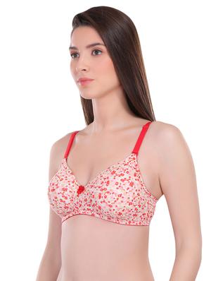 bow patch floral bra - 17011522 - Standard Image - 2