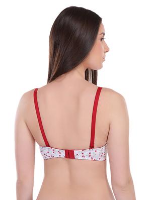 bow patch floral bra - 17011749 - Standard Image - 3