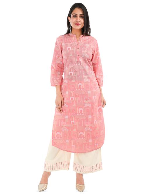 pastel kurta palazzo set - 17011762 - Standard Image - 1