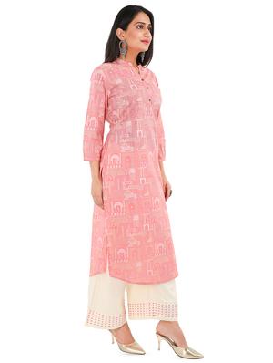 pastel kurta palazzo set - 17011762 - Standard Image - 2