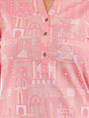 pastel kurta palazzo set - 17011762 - Standard Image - 4