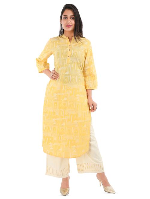 pastel kurta palazzo set - 17011763 - Standard Image - 1