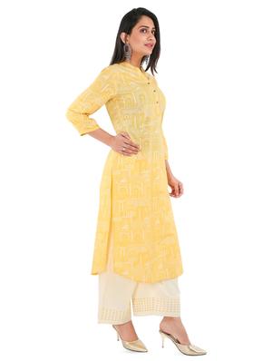 pastel kurta palazzo set - 17011763 - Standard Image - 2