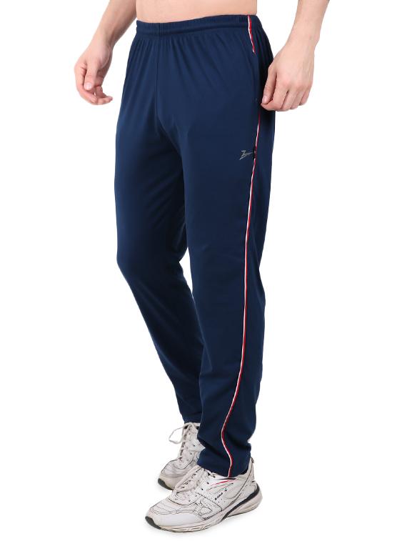 blue side striped full length track pant - 17012795 - Zoom Image - 2