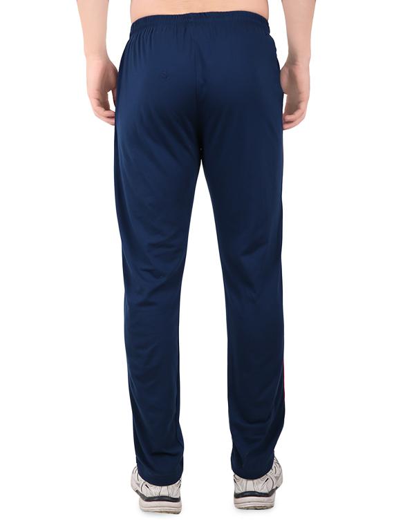 blue side striped full length track pant - 17012795 - Zoom Image - 3