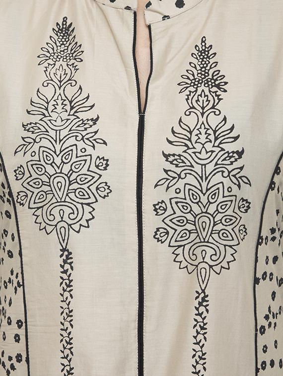 printed a-line kurta - 17013088 - Zoom Image - 4