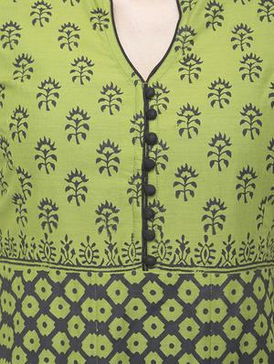 printed anarkali kurta - 17013089 - Standard Image - 4