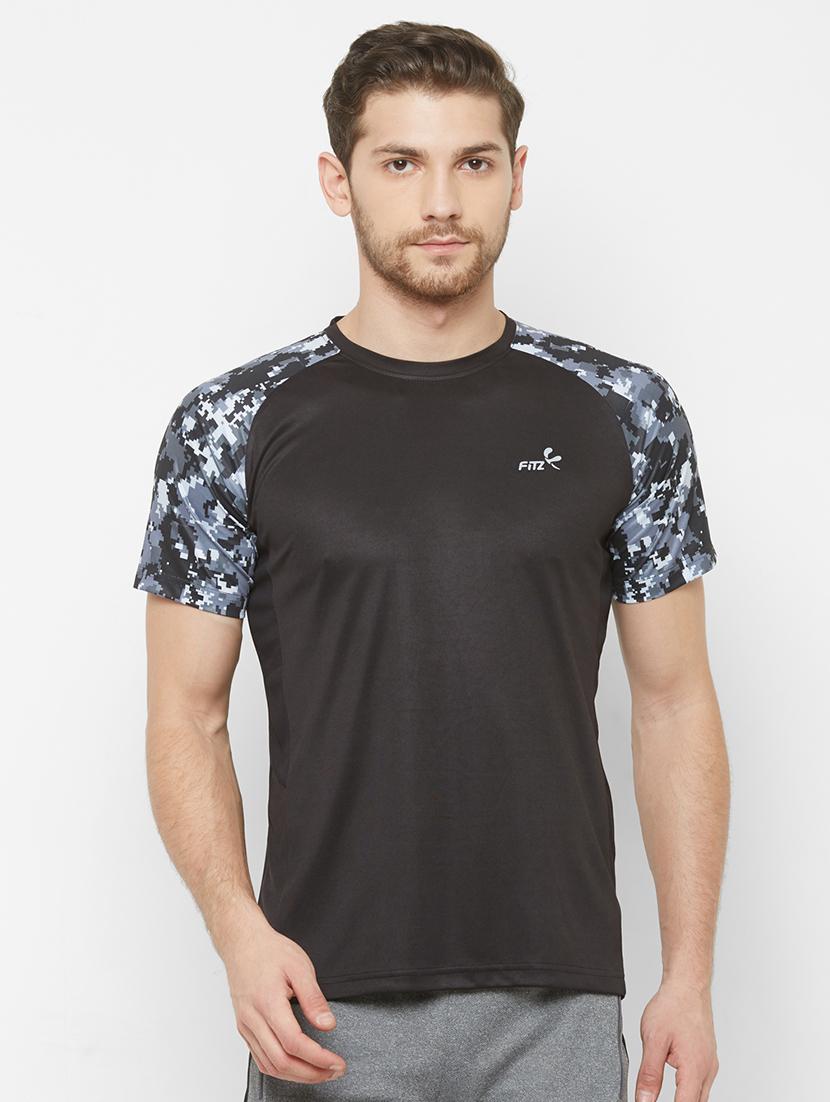 black printed t-shirt - 17013379 - Zoom Image - 1
