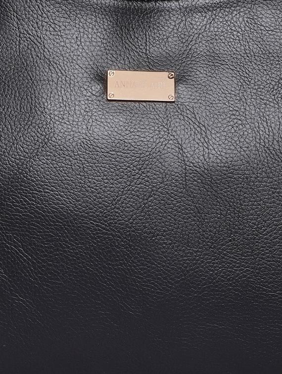 black leatherette (pu) regular handbag - 17013643 - Zoom Image - 4