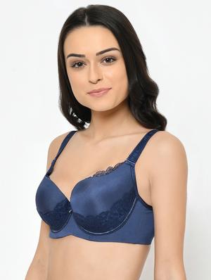lace insert t-shirt bra - 17013688 - Standard Image - 2