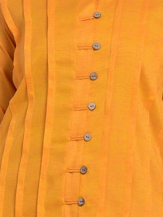 solid straight kurta - 17013918 - Zoom Image - 4