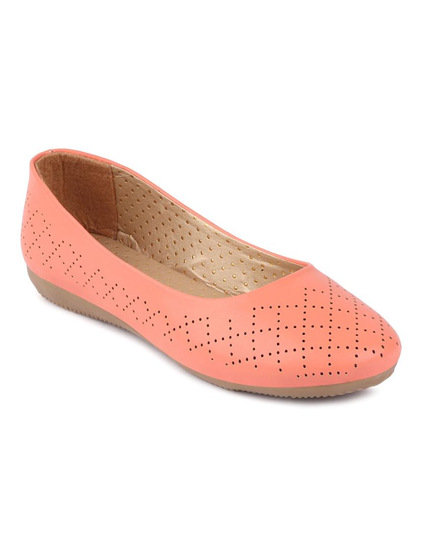 orange slip on ballerinas - 17014407 - Zoom Image - 1