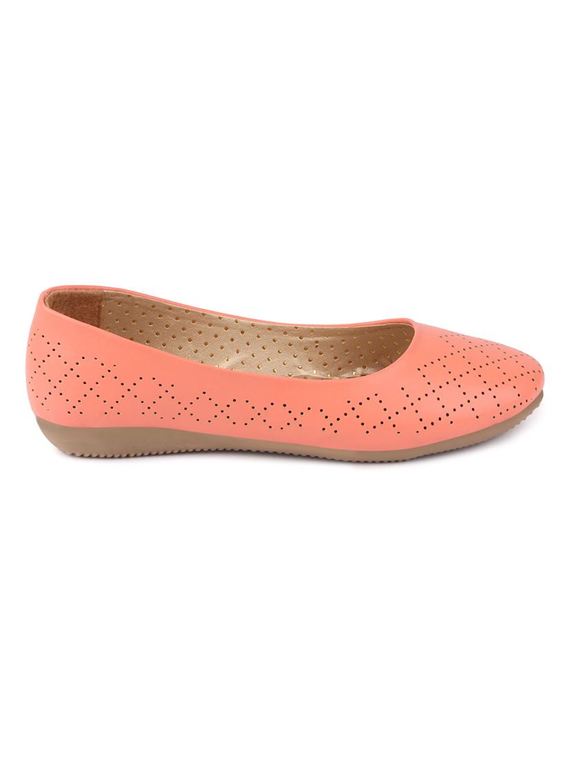 orange slip on ballerinas - 17014407 - Zoom Image - 2