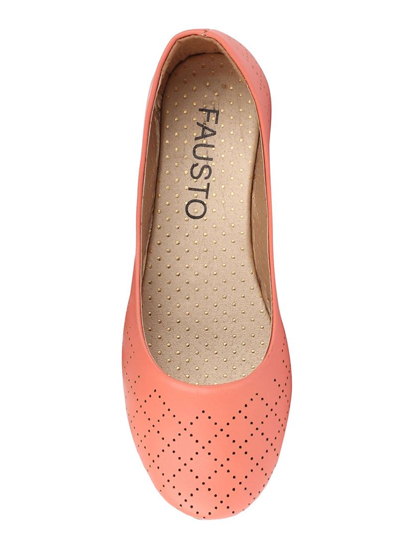 orange slip on ballerinas - 17014407 - Zoom Image - 3