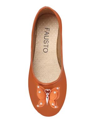 orange slip on ballerinas - 17014411 - Standard Image - 3