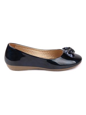 blue slip on ballerinas - 17014413 - Standard Image - 2