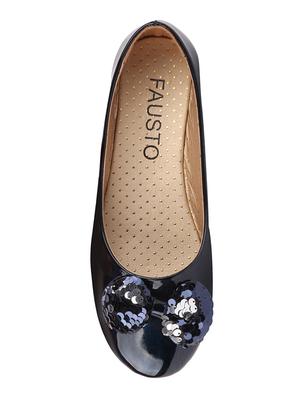 blue slip on ballerinas - 17014413 - Standard Image - 3