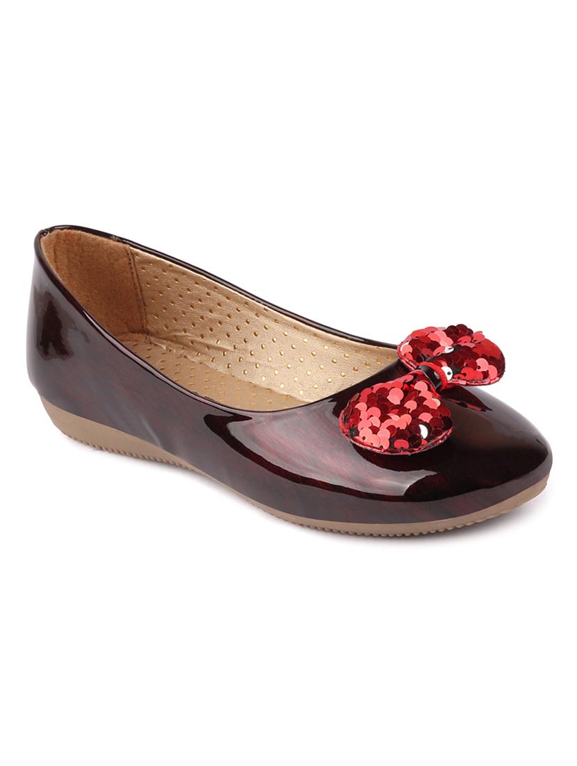 brown slip on ballerinas - 17014414 - Zoom Image - 1