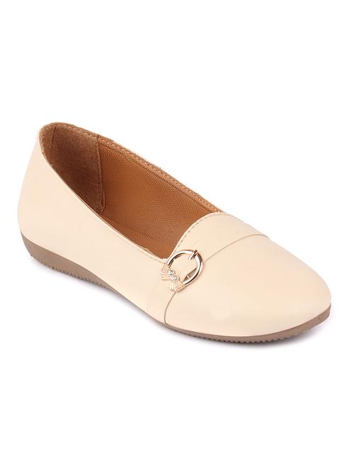 white slip on ballerinas - 17014416 - Standard Image - 1