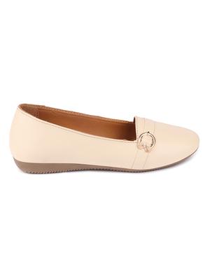 white slip on ballerinas - 17014416 - Standard Image - 2
