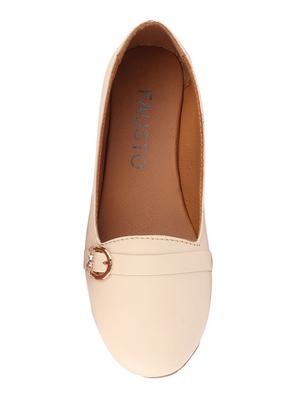 white slip on ballerinas - 17014416 - Standard Image - 3
