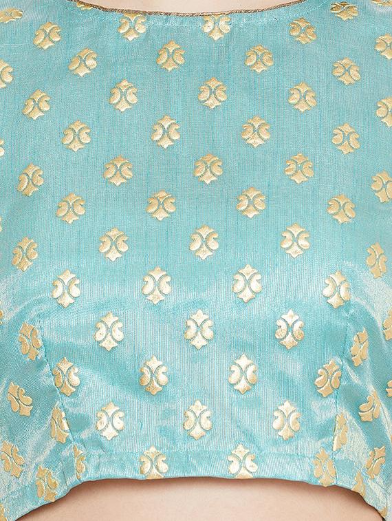 floral print flared lehenga - 17014687 - Zoom Image - 4