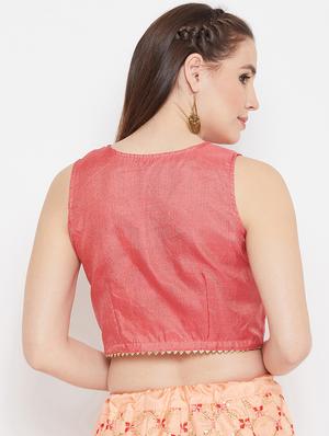 asymmetric solid blouse - 17014743 - Standard Image - 3