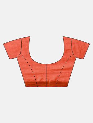 solid banarasi saree with blouse - 17014867 - Standard Image - 3