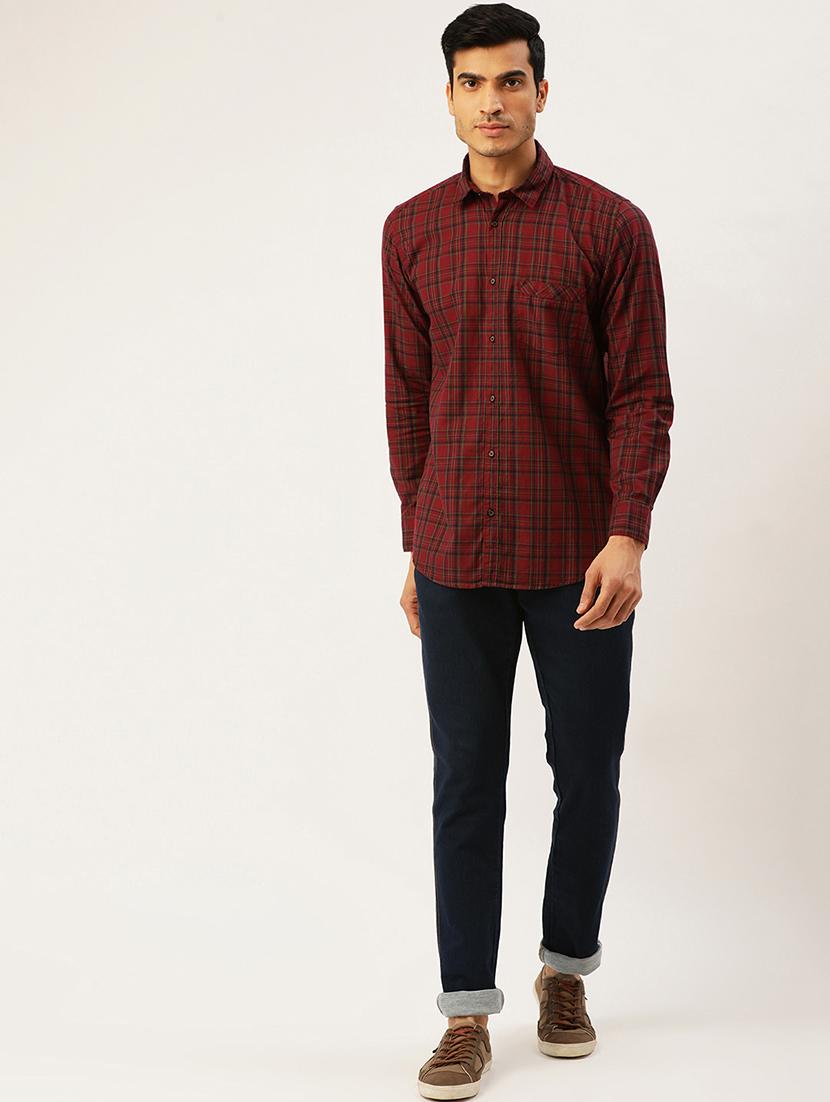 dark blue plain denim jeans - 17015232 - Zoom Image - 4