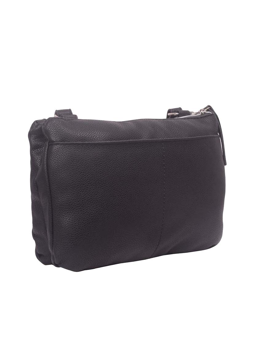 black leatherette (pu) regular sling bag - 17015350 - Zoom Image - 4