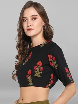 floral printed blouse - 17015393 - Standard Image - 2
