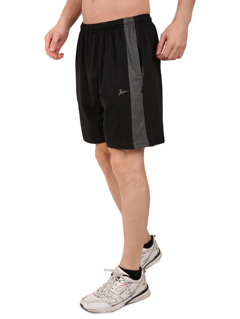 black side taped shorts - 17015659 - Zoom Image - 2