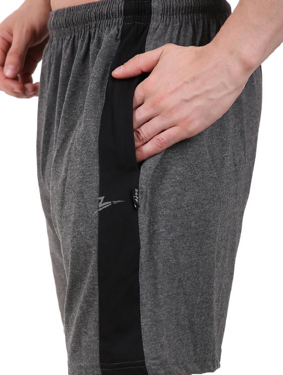 grey side taped shorts - 17015660 - Zoom Image - 5