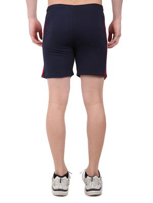 navy blue side striped shorts - 17015666 - Standard Image - 3