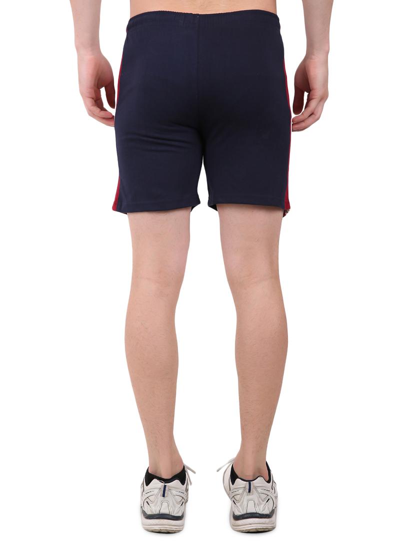 navy blue side striped shorts - 17015666 - Zoom Image - 3